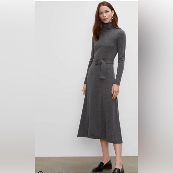 Club Monaco Dresses & Skirts - Club Monaco | Melissah Knit Long Sleeve Belted Dress
